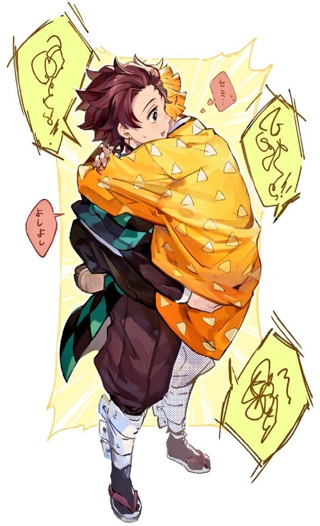 Zenitsu x Inosuke x Tanjirou