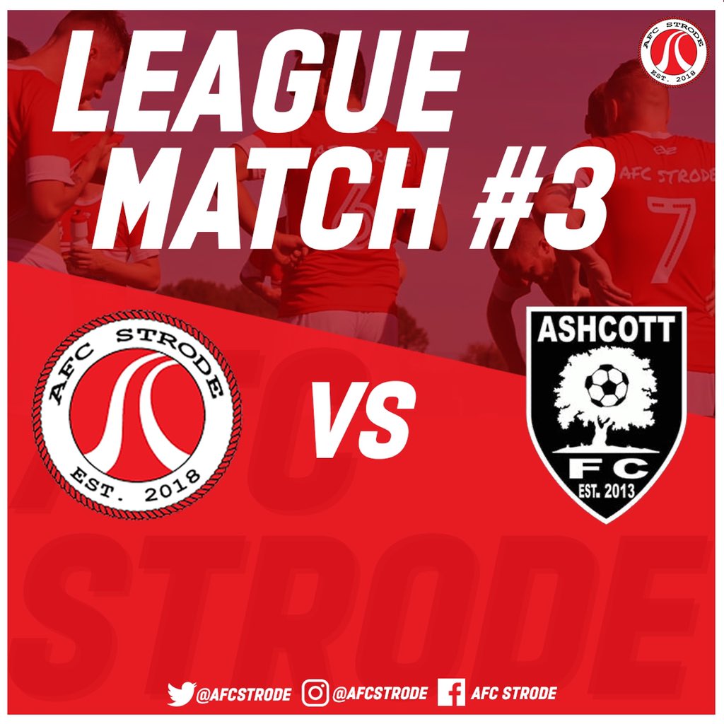 GAME ON ✅

⚽️ 🆚 <a href="/AshcottFC/">Ashcott FC</a> Reserves 
📆 Saturday 12th October 
⏰ Kick Off 14:00
🏟 Kings Lane, Ashcott (A)
🏆 <a href="/yeovilleague/">Yeovil League</a> Division 1

#AFCStrode #UpTheStrode