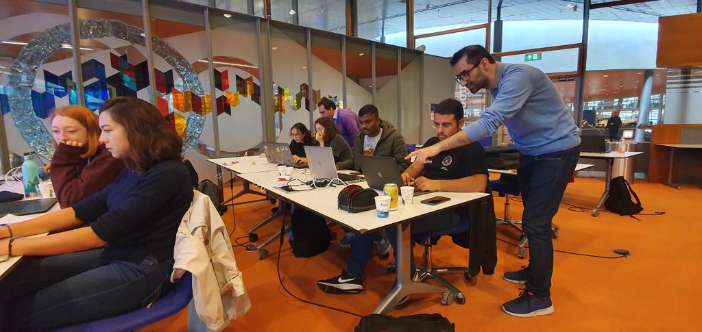 Today, the software department is hosting a C/C++ language workshop for the team members, teaching the basics and advice on how to structure your codes.