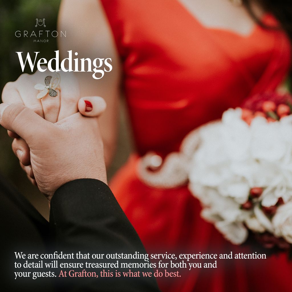 Why not get your wedding venue finalised ready for 2020? It's just around the corner!🌷

To find out more information about our venue, please arrange your one-to-one appointment by calling us on 01527 579007

#GraftonManor #Grafton #GraftonManorHotel #Hotel #Wedding #Bromsgrove