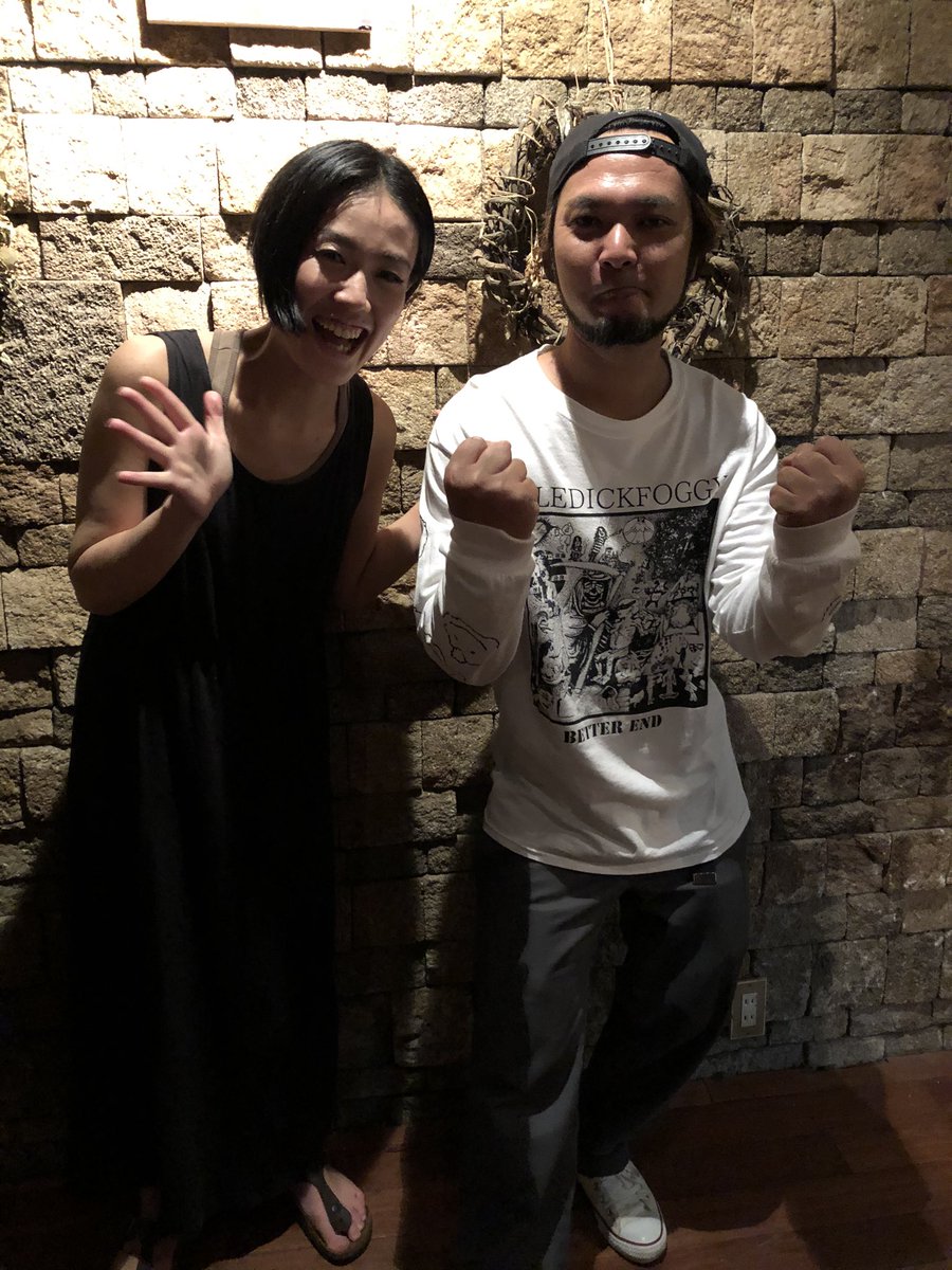 mojokids's tweet photo. 【鹿児島Bar MOJO】

歴戦の強者達が結成したバンドThe Basements、ルーツミュージックをしっかり踏襲し落とし込んだ音を聴かせて頂きました。
グルーブしてたな〜！

ズクナシ以来のスパイシーマリコ、相変わらずのスパンコールがお似合い。
皆様有難う！

#TheBasements
 #barmojo https://t.co/TG7pi0l5I5