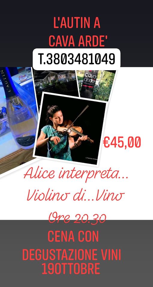 Una cena diversa dalle altre, condita da un'atmosfera rilassata e piacevole. "Note &amp; Vini deliziosi" è il nome della serata del 19 Ottobre 2019 che si terrá a Isolona di Orero (Ge)
#vino #autin #wine