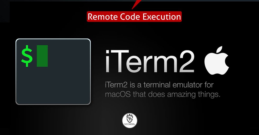 sechool's tweet photo. Mac'in GPL lisanslı popüler terminal uygulamalarından olan #iTerm2'da 7 yıllık kritik bir (#RCE) uzaktan kod yürütme açığı keşfedildi.

Bu güvenlik açığı, iTerm2'nun 3.3.5'e kadar olan tüm sürümlerini etkilemektedir, güncellemeniz tavsiye edilir.

#SiberGuvenlik #CyberSecurity https://t.co/GyvIptNX9o