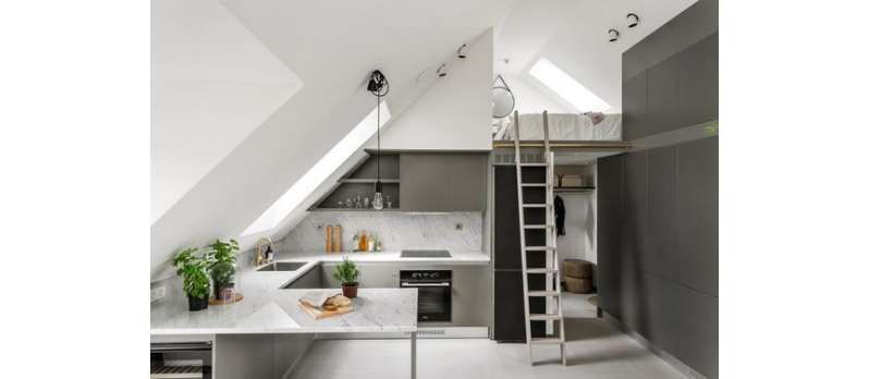 Un #appartement sous les toits ne rime pas forcément avec un appartement très petit ⤵️ mon.actu.io/r/r3eb3nk