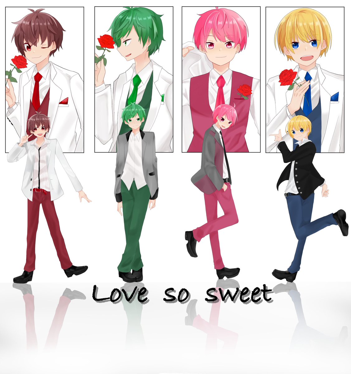 うおたに Love So Sweet 嵐 ひとほわver T Co 2dbqwdifqt Youtubeより イラストでお手伝いしてます