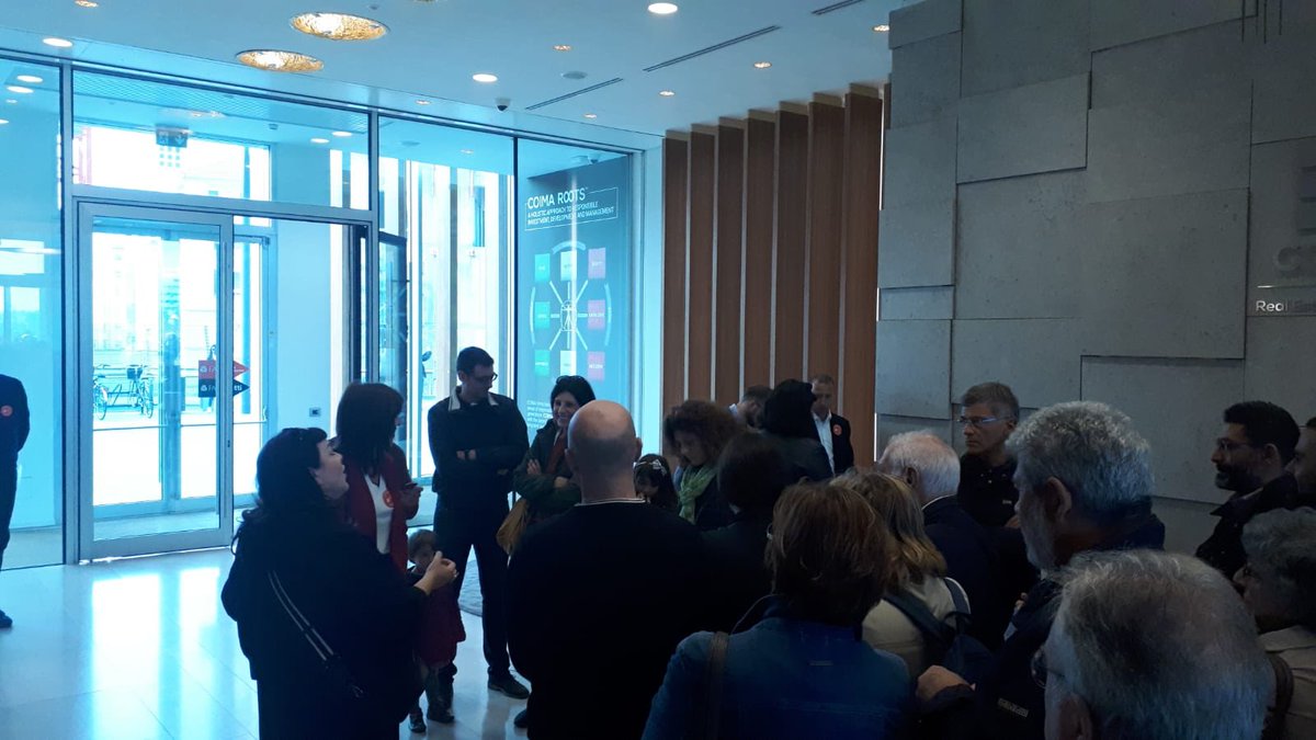 faimilano's tweet image. In diretta dalle #giornateFAI d’autunno. Qui l’headquarter di COIMA, completamento dell’intervento di riqualificazione di Porta Nuova.