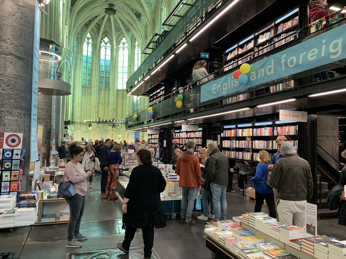 Dominicanen. Beautiful bookshop in old church in center of #Maastricht