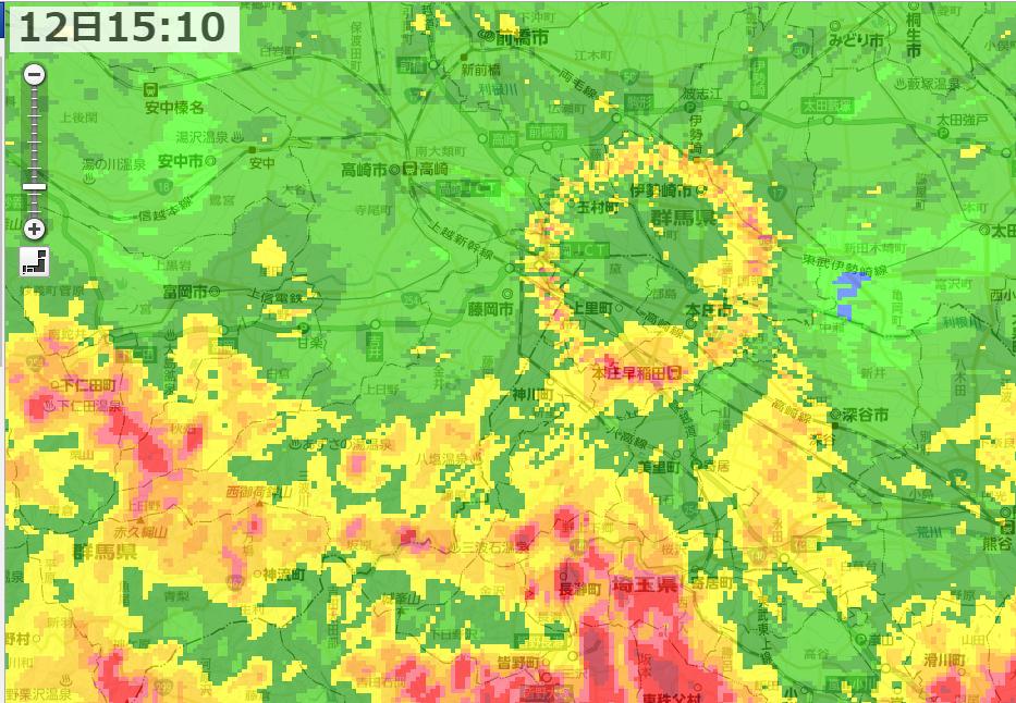 市 レーダー 雨雲 土浦 天気