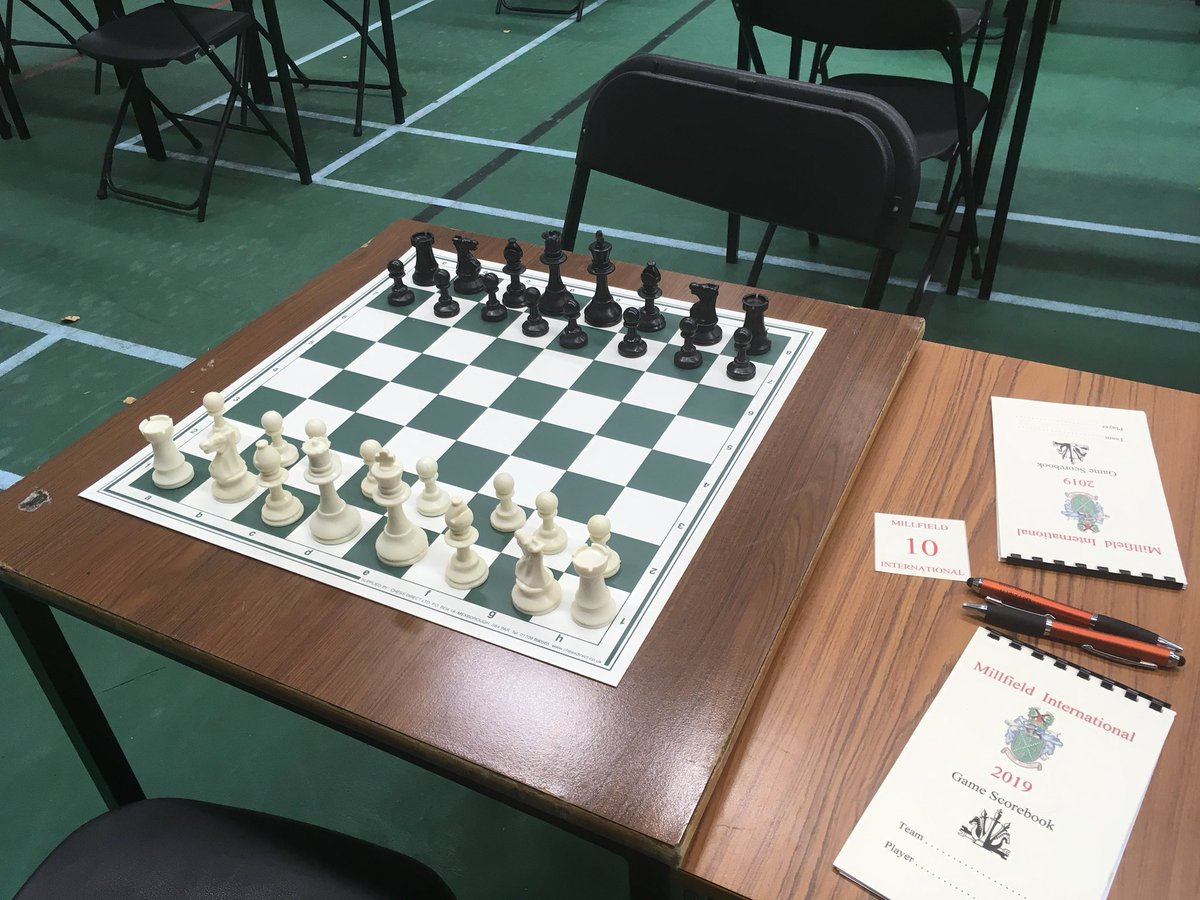 The quiet before the storm.  Millfield International starts today