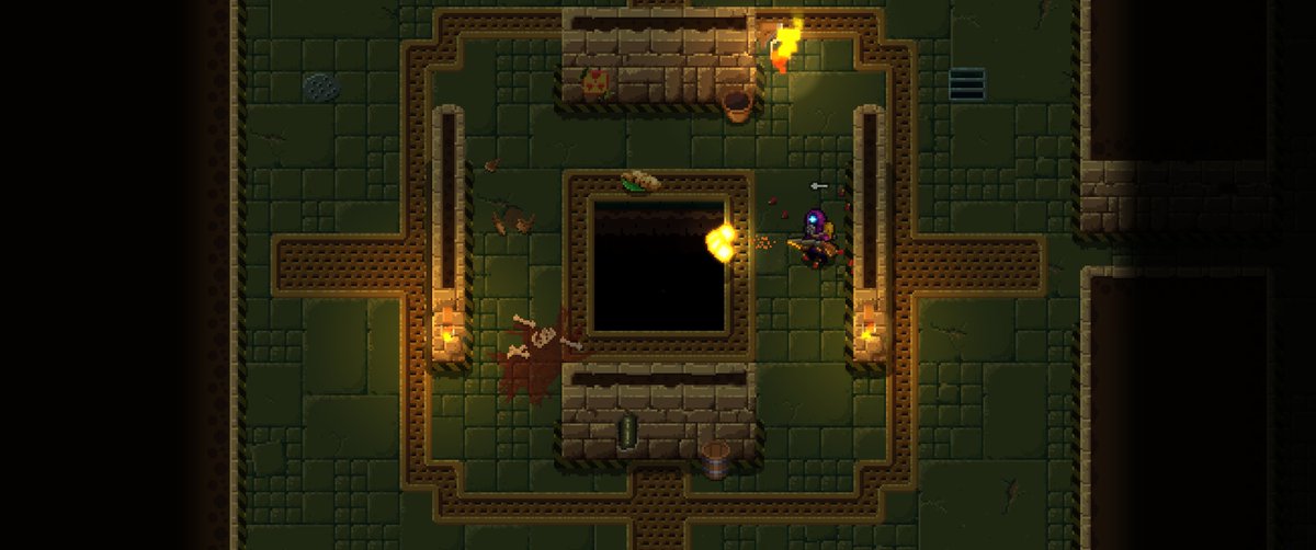TalismanicEnt's tweet photo. Added bloom effect around projectiles and lights. 💡 #gamedev #pixelart #indiedev #roguelike https://t.co/fD7SOuioLk