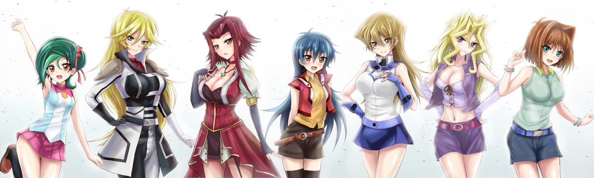 albinonnR's tweet photo. 遊戯王ヒロインズ。マイクロビキニ版。
孔雀舞、早乙女レイ、シェリー追加！
ZEXALサブヒロイン全員好きなので、次に描く子めっちゃ悩む… https://t.co/0UCAlgVX2t