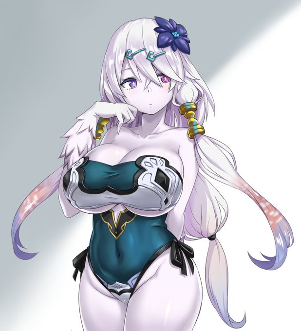 なんかどスケベ水着だな, リラさん
本当にえちち絵描きたい 
#ライザのアトリエ 