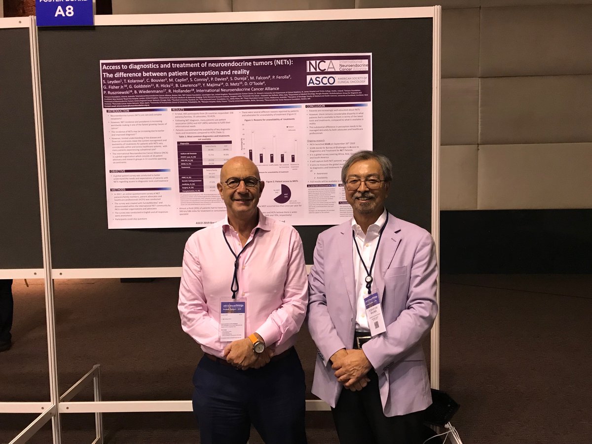 netcancerday's tweet photo. INCA poster on challenges in access to NET diagnostics and care 
presented at 2019 ASCO Global Summit for Oncology Innovators in Bangkok,
 #ASCOBT21. Yoshi Majima, INCA Board Secretary spreading the word about SCAN in the cancer community #wescan @ASCO https://t.co/DhGh16zgTS