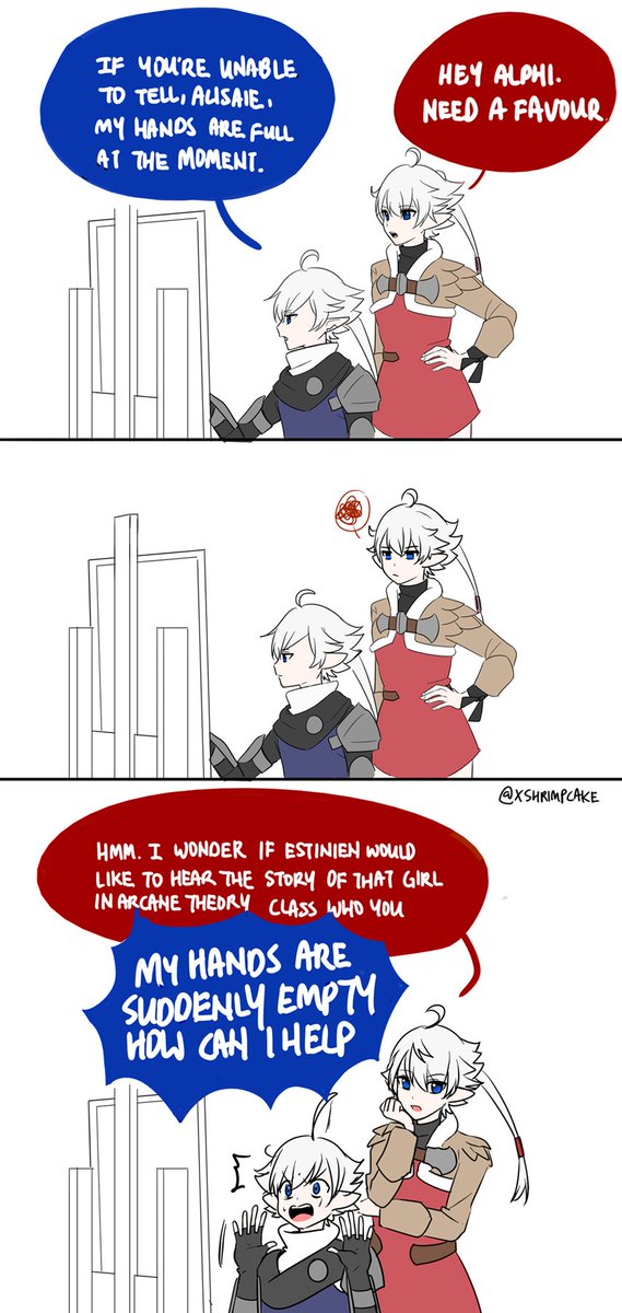 "How to ask Alphinaud a Favour"- a guide by Alisaie Leveilleur. #FFXIV 
