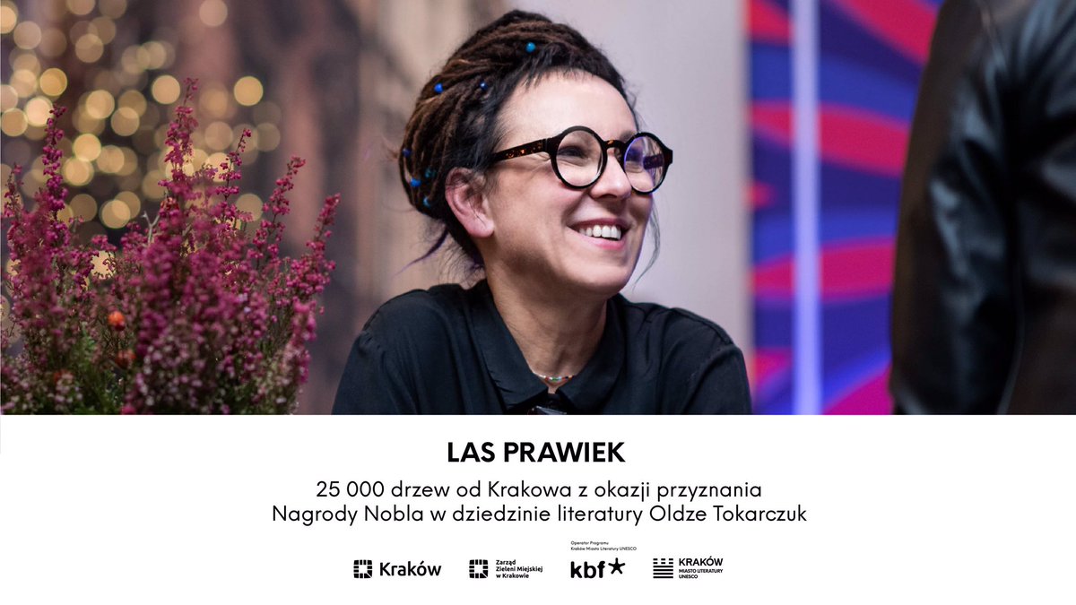 IG_AMS's tweet photo. Krakow gaat 25 000 bomen planten en de stadsbos wordt Oertijd genoemd (verwijzing naar Tokarczuks roman). Milieuwbewuste Nobelwinnares inspireert allerlei groene initiatieven zo te zien. https://t.co/x0o8FWQaZD