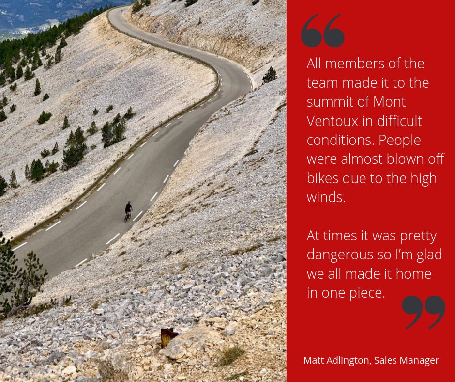 ElliottBrothers's tweet photo. This time last week, #TeamElliotts were preparing to take on Mont Ventoux on the final day of their 640 mile cycle challenge. 🚲

There is just one last mountain to climb - hitting our fundraising target for @naomiandjack Can you help?
https://t.co/HuVqzKktcr.

#helpyoubuild https://t.co/ieZQHfoxnk