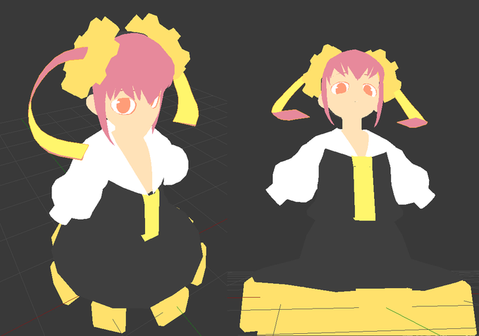 きあちゃんは立体的に見て気持ちい形しているな・・・ 