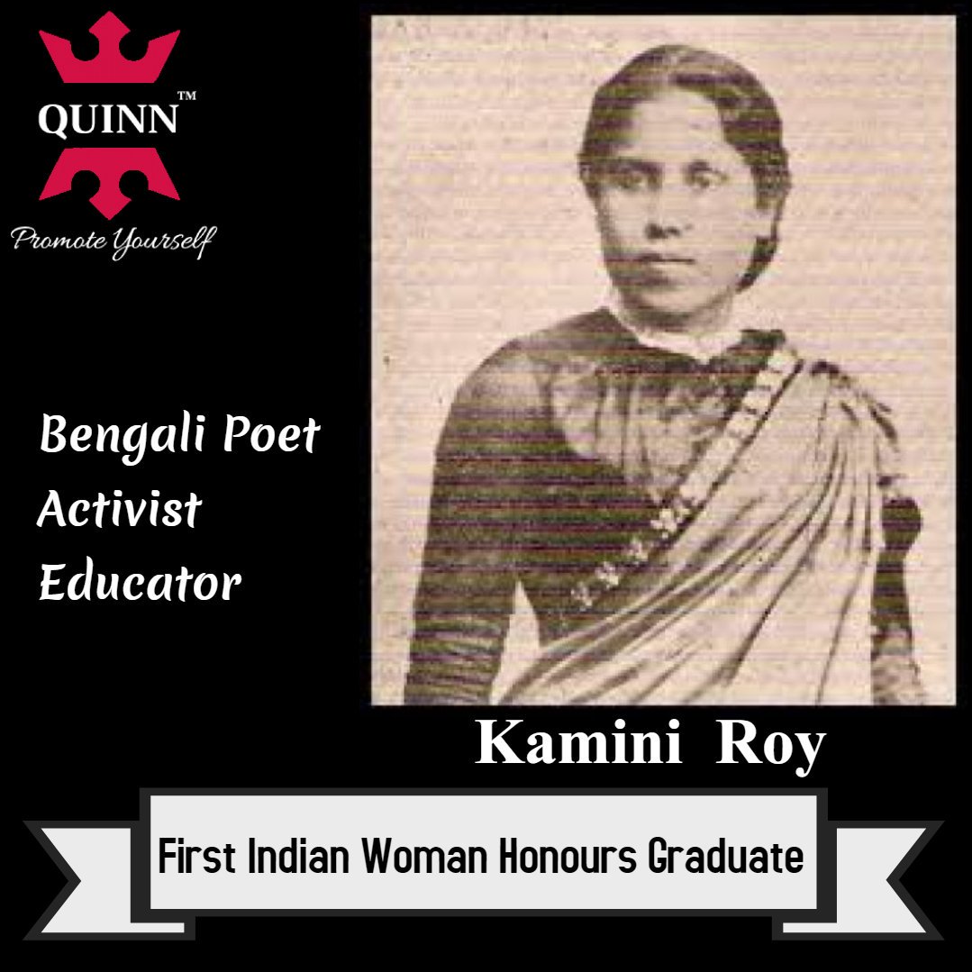 thequinnapp's tweet photo. #KaminiRoy #Google #Doodle #quinn #thequinnapp #woman #educator #activist #womenempowerment #feminist #feminism #women #equality #Herstory #womensright #feminismindia #SaturdayStyle #SaturdayMotivation https://t.co/TMlcWGYAjD