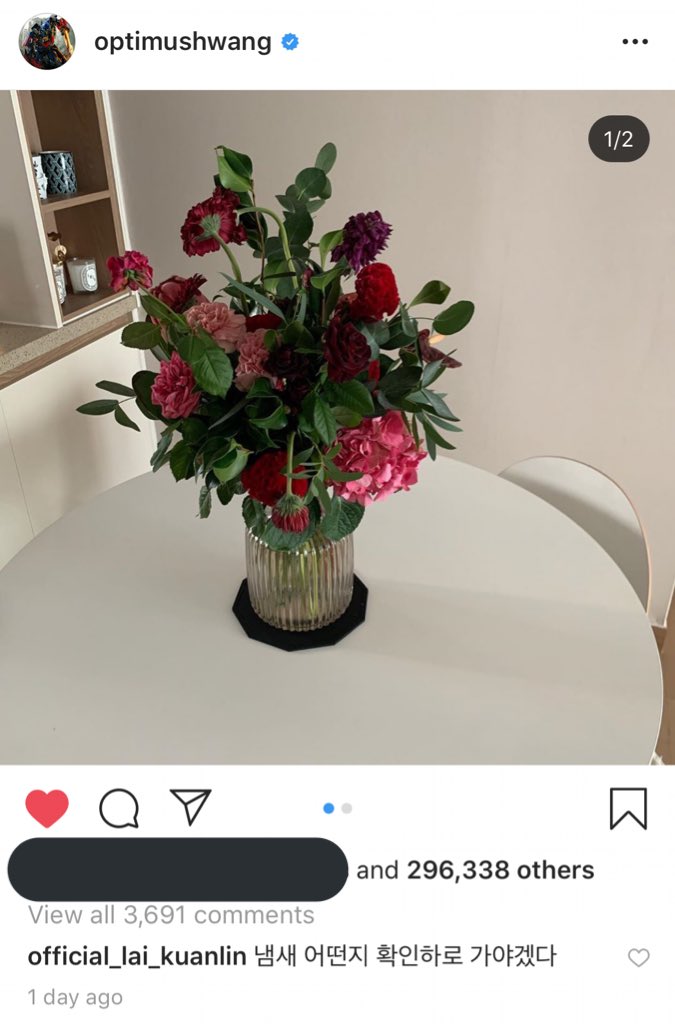 guanIintw's tweet photo. Aww omg Guanlin commented on his hyung’s Instagram posts!!! 💚 #라이관린

To Ong: Baaaam
To Minhyun: I should go check how this smells 

😭😭😭😭😭😭😭 https://t.co/l4dEwiXy8Y