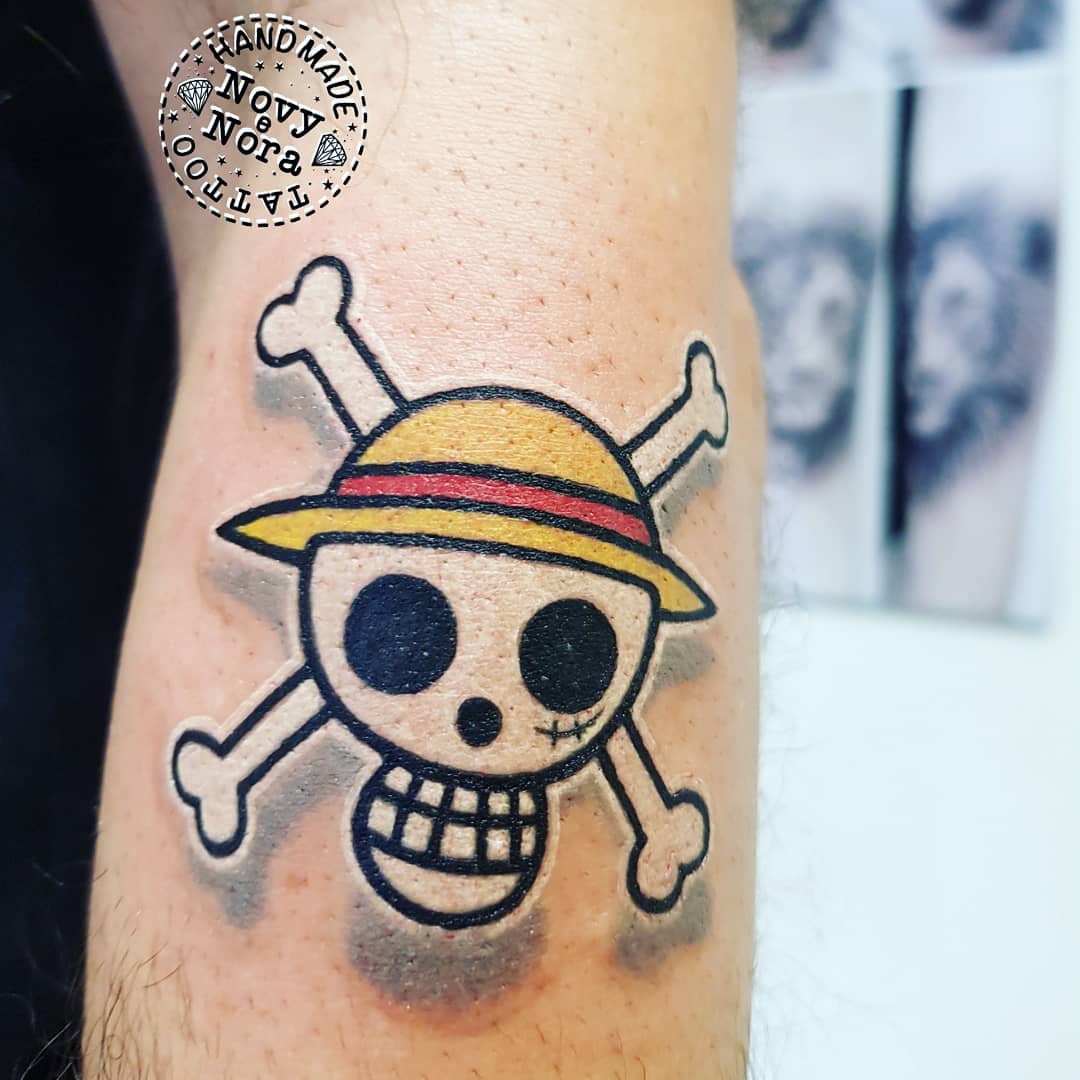 Novytattoo Handmade on X: Jolly Roger di Cappello di Paglia