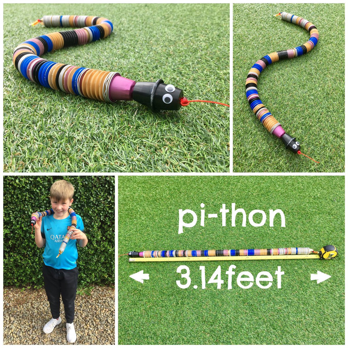 aap03102's tweet image. We just noticed that Logₐn’s masterpiece - the coffee pod pithon - was Blue Peter’s Post of the Week...to say the boy is excited is an understatement! 

bbc.co.uk/cbbc/joinin/bl…

#BluePeter #Pithon #Recycling @cbbc