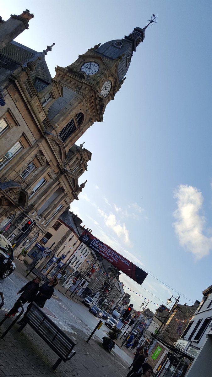 PageFortyFive's tweet photo. It's a BRILLIANT blue-sky morning!

Come, visit the Kendal Clock Tower @comicartfest where ENTRY IS FREE ALL WEEKEND LONG! https://t.co/bxxJY9jKIv

We're upstairs in the Georgian Room with @brokenfrontier selling gorgeous graphic novels and comics! https://t.co/ECLF4dhjMI https://t.co/naYnlEznLm