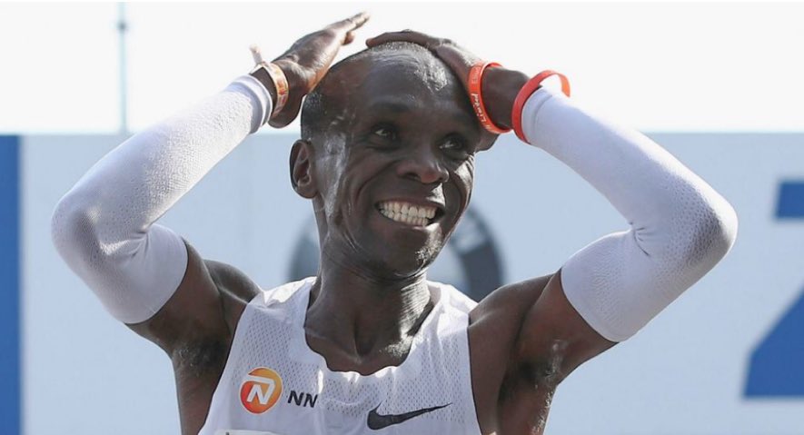 Phenomenal achievement! <a href="/EliudKipchoge/">Eliud Kipchoge - EGH🇰🇪</a> doing his thing smashing a sub 2 hour marathon #INEOS159