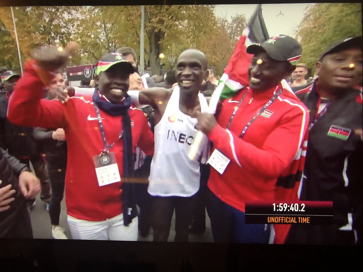 Rob de Castella (@deek207) on Twitter photo Just astounded! A moment in history! What a run! What a man! His message after is gold. “Running is hard but it is beautiful, I want everyone to run”... “together we can make the world a beautiful place“...
Amazing <a href="/EliudKipchoge/">Eliud Kipchoge - EGH🇰🇪</a> Just astounded! A moment in history! What a run! What a man! His message after is gold. “Running is hard but it is beautiful, I want everyone to run”... “together we can make the world a beautiful place“...
Amazing <a href="/EliudKipchoge/">Eliud Kipchoge - EGH🇰🇪</a>