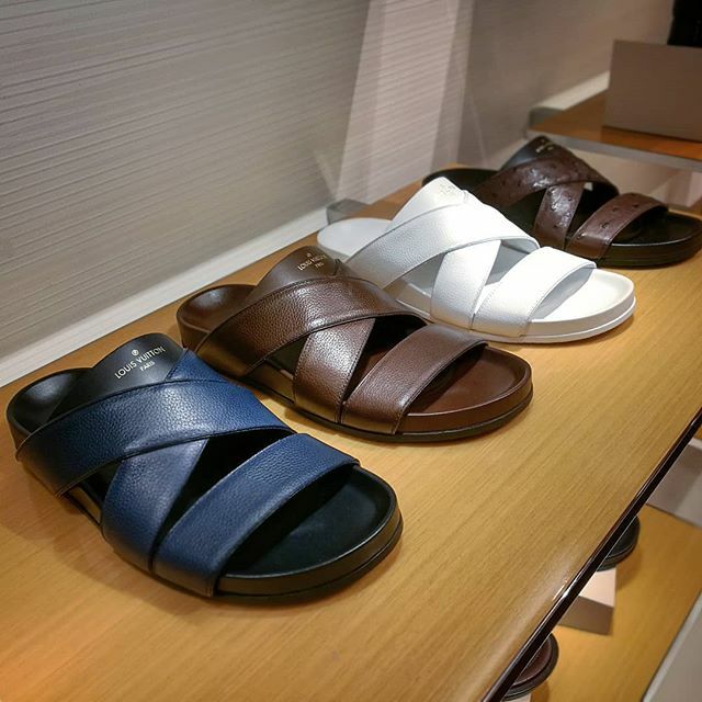 Louis Vuitton MIRABEAU MULE Rare Louis Vuitton Sandals