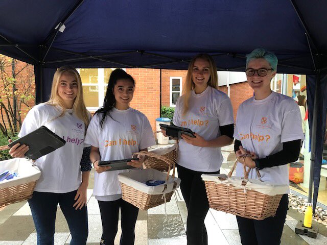 STAHS's tweet photo. Welcome to #STAHSOpenDay. Rain or shine our Sixth Formers are here to help! https://t.co/QMssGuMhzS