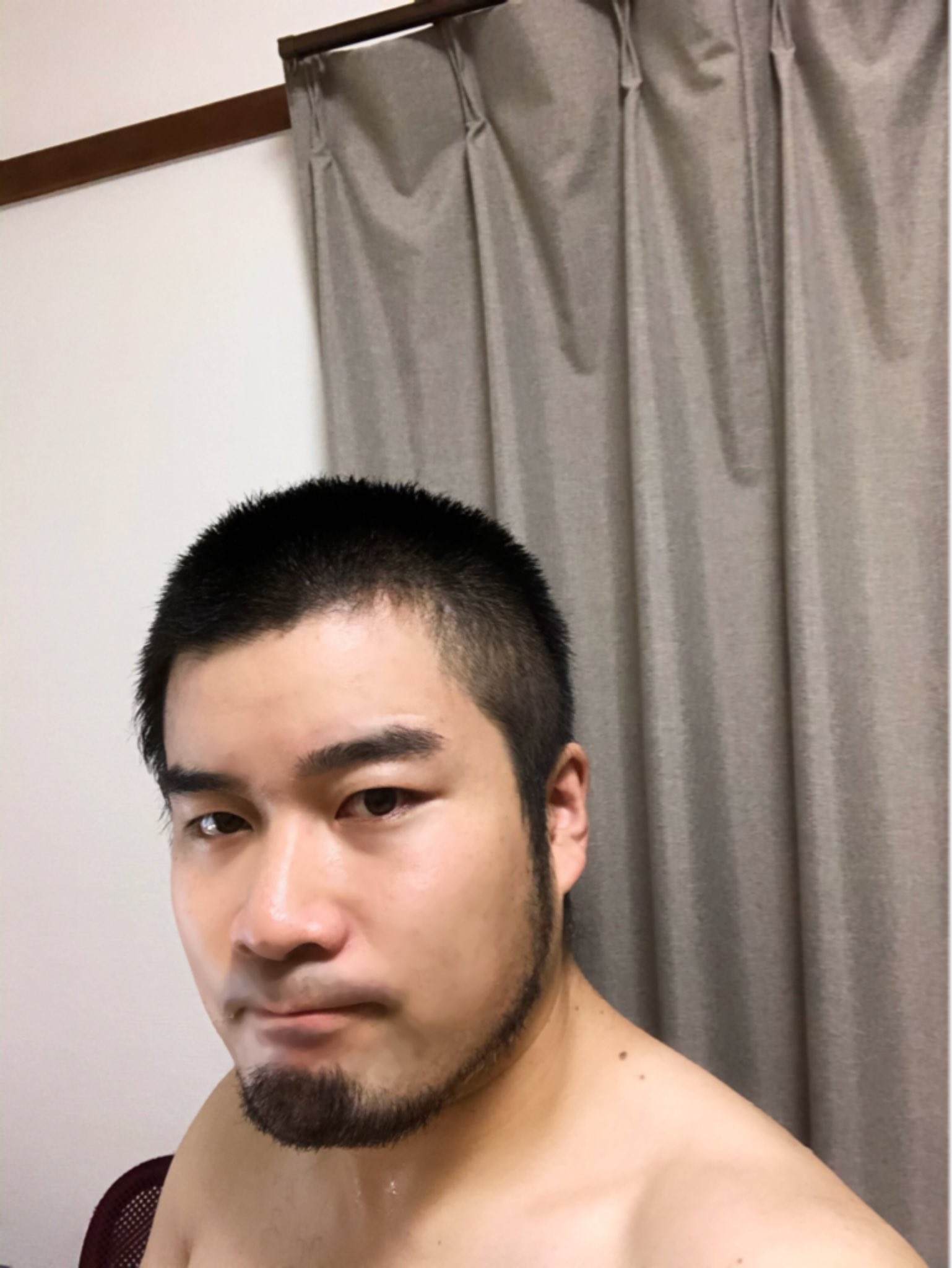 イヲリ على تويتر 結構髪が伸びてたからバリカンでサッパリ ワックスで立てるとソフトモヒカンになるぞ フリー素材声優イヲリん