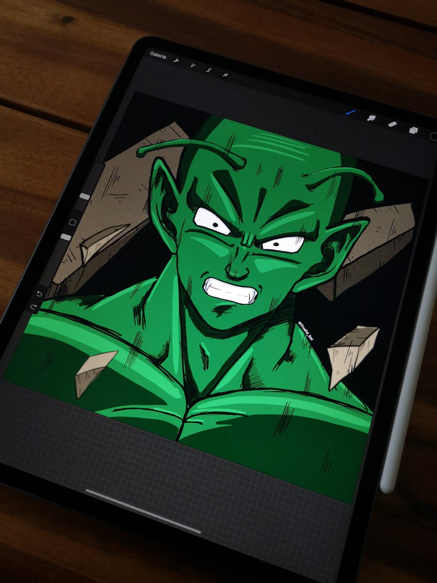 oualid_Sat's tweet photo. Un petit dessin rapide de tête de piccolo, avec le inktober le digital m'avait manqué 😋
#piccolo #satanpetitcoeur #drawing #drawingmanga #DragonBall #drawingoftheday #DragonBallSuper #namec #digitaldrawing https://t.co/cmO7EK6pBP