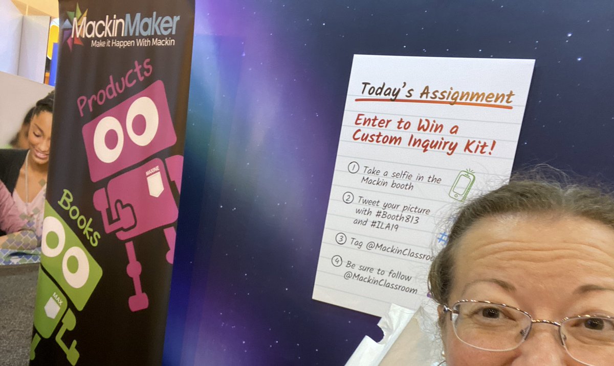 Awesome classroom book library! #ila19 #booth813