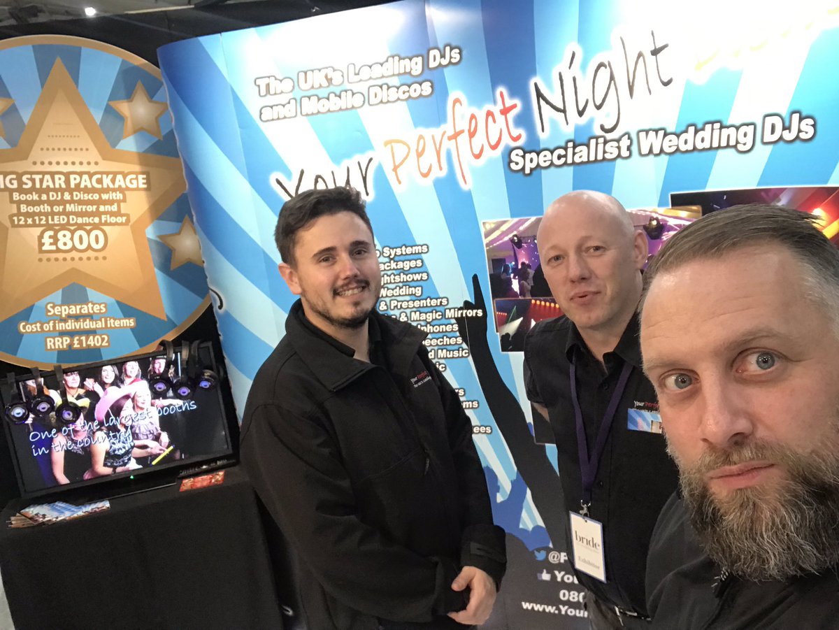 PerfectNightDJs's tweet photo. Show Special Packages valid for 30 days only during the @BrideWedShow so come on down and book your perfect night #weddings #vip @rougebooth https://t.co/HACgwMCLT1