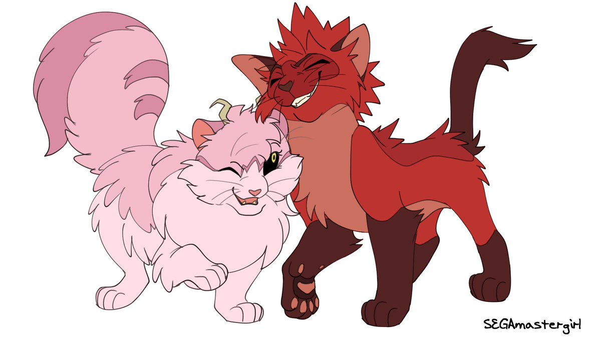 SEGAmastergirl on X: My not so warrior cats, warrior cats. My