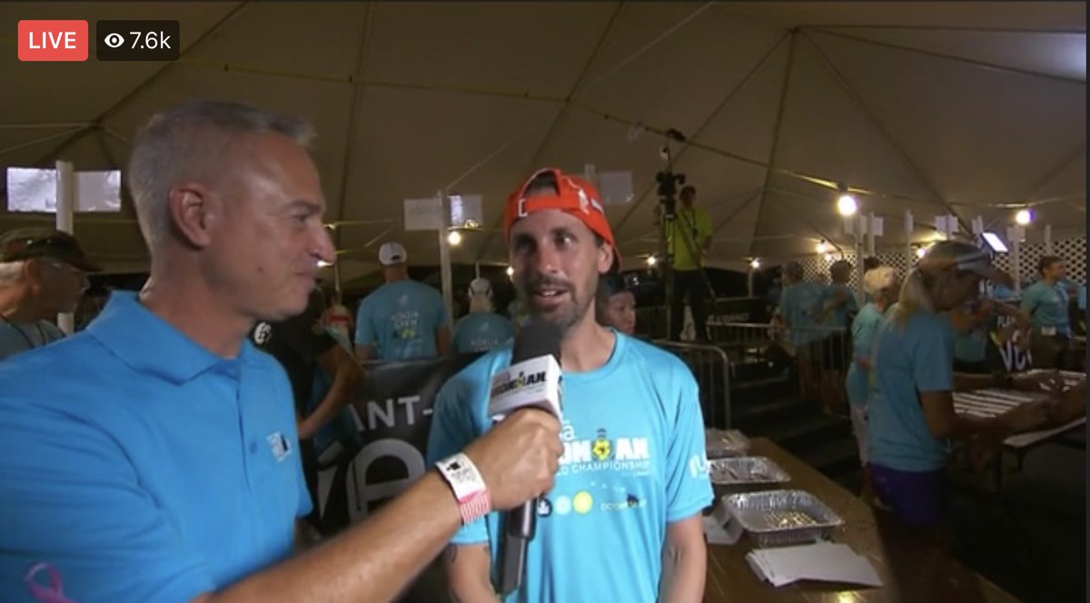 IRONMANtri's tweet photo. We are LIVE on IRONMAN now on Facebook Watch this morning for Body Marking at the 2019 @VegaTeam IRONMAN World Championship! 

Tune in now as athletes make final preparations for race day: https://t.co/Jw3YWaidYN

#IMWC #AnythingIsPossible https://t.co/0zrWOQXpV6