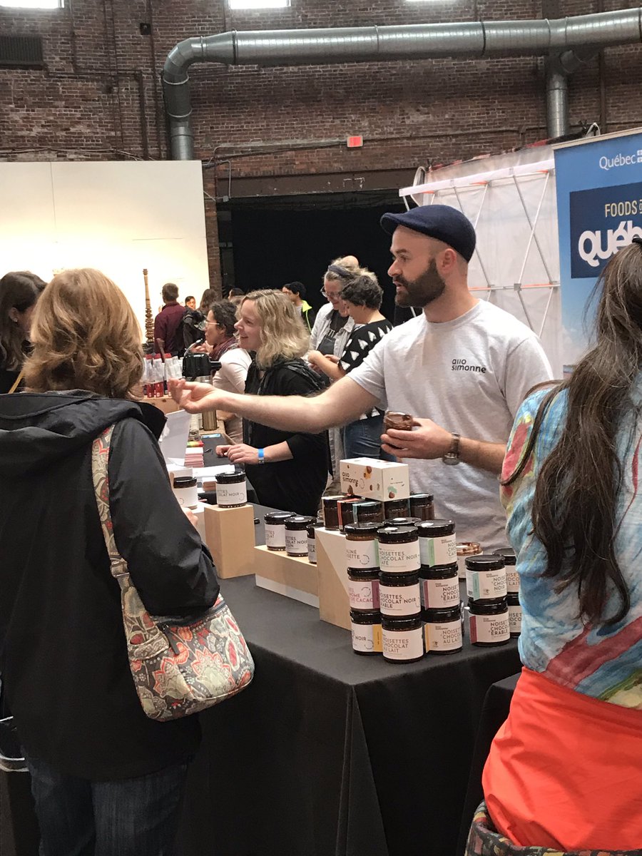 MB_Meade's tweet photo. Come warm up with us with allll the chocolate at the New England Chocolate Festival! Seven Québec Companies take center stage at the Cyclorama in Boston’s South End. https://t.co/BUzo9dbq83