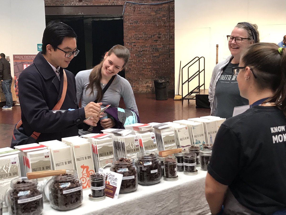 MB_Meade's tweet photo. Come warm up with us with allll the chocolate at the New England Chocolate Festival! Seven Québec Companies take center stage at the Cyclorama in Boston’s South End. https://t.co/BUzo9dbq83
