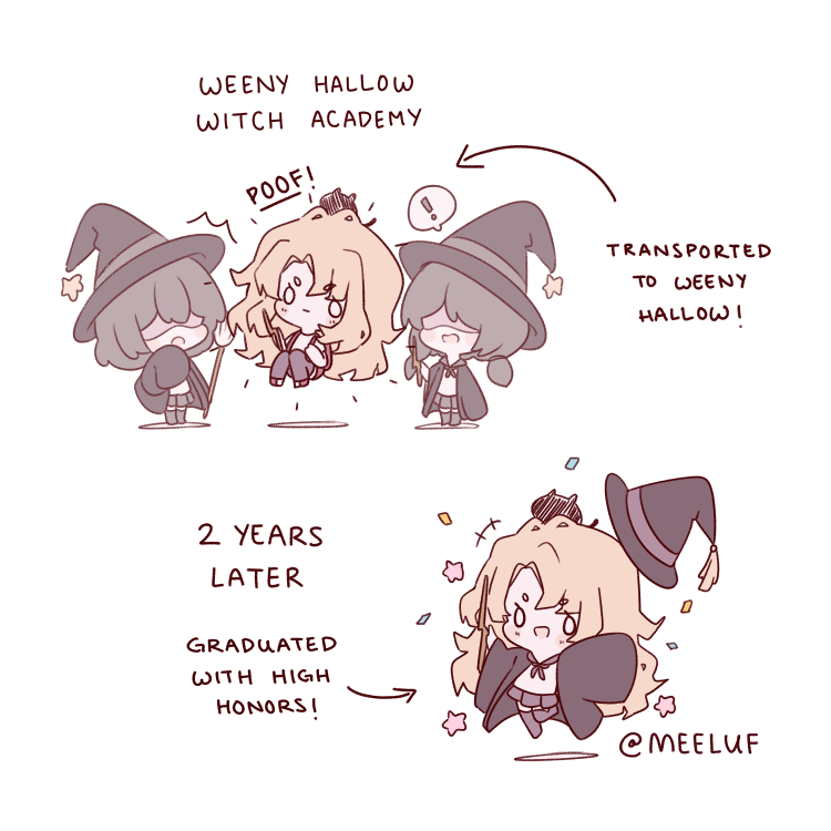 E's story! College student becomes witch ✨ 