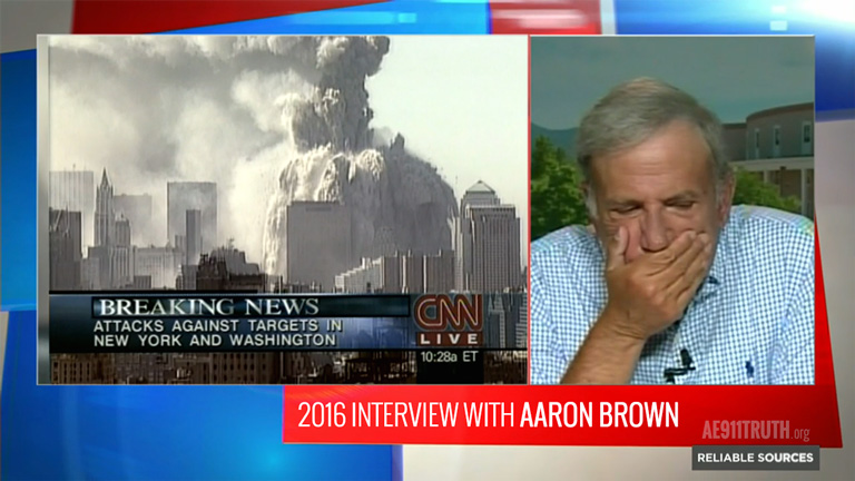 At that point, unlike all the other network anchors/reporters who immediately adopted the "collapse" terminology, CNN’s Brown curiously struggled with it. Many years later he was embarrassed to say he just couldn’t imagine the WTC2 could “collapse”.48/ https://www.cnn.com/videos/cnnmoney/2016/09/11/rs-aaron-brown-intv.cnn