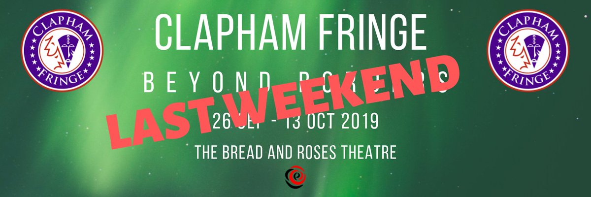 We can't believe it's the last weekend of the #ClaphamFringe

Make sure to join us for the last two days of spectacular new work by @helensulisbowie <a href="/SignalmanPlay/">The Signalman</a> <a href="/pamsparasites/">Tits, Teeth & Twat</a> Maddie Haynes and Indigo Arts Collective. 

Get dry, get inspired, get to <a href="/BreadandRosesTC/">The Bread & Roses Theatre</a> !!