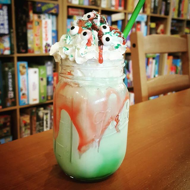 Introducing our super scary Halloween Milkshake. Try it if you're brave enough! 
May contain traces of eyes, blood and whipped cream.

#halloween #milkshake ift.tt/2OGevtW