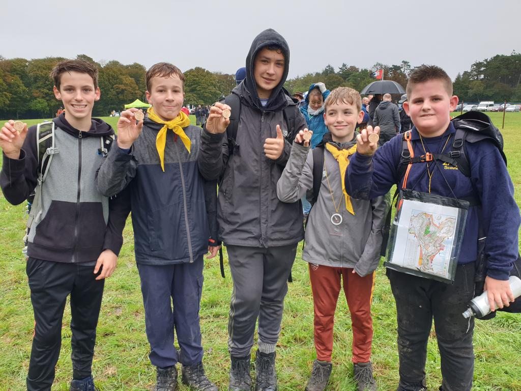 2ACScouts's tweet image. #2ACScouts winners are grinners for completing the Big O orienteering at Wendover Woods. Well done Scouts!