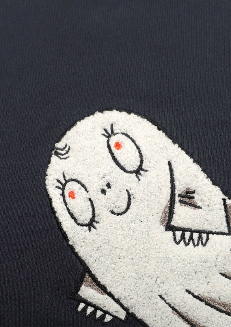 グラニフ おばけのラーバン おばけのラーバンが飛んでいる様子をサガラ刺繍で表現したスウェット グラニフhttps T Co L3vrtygszl