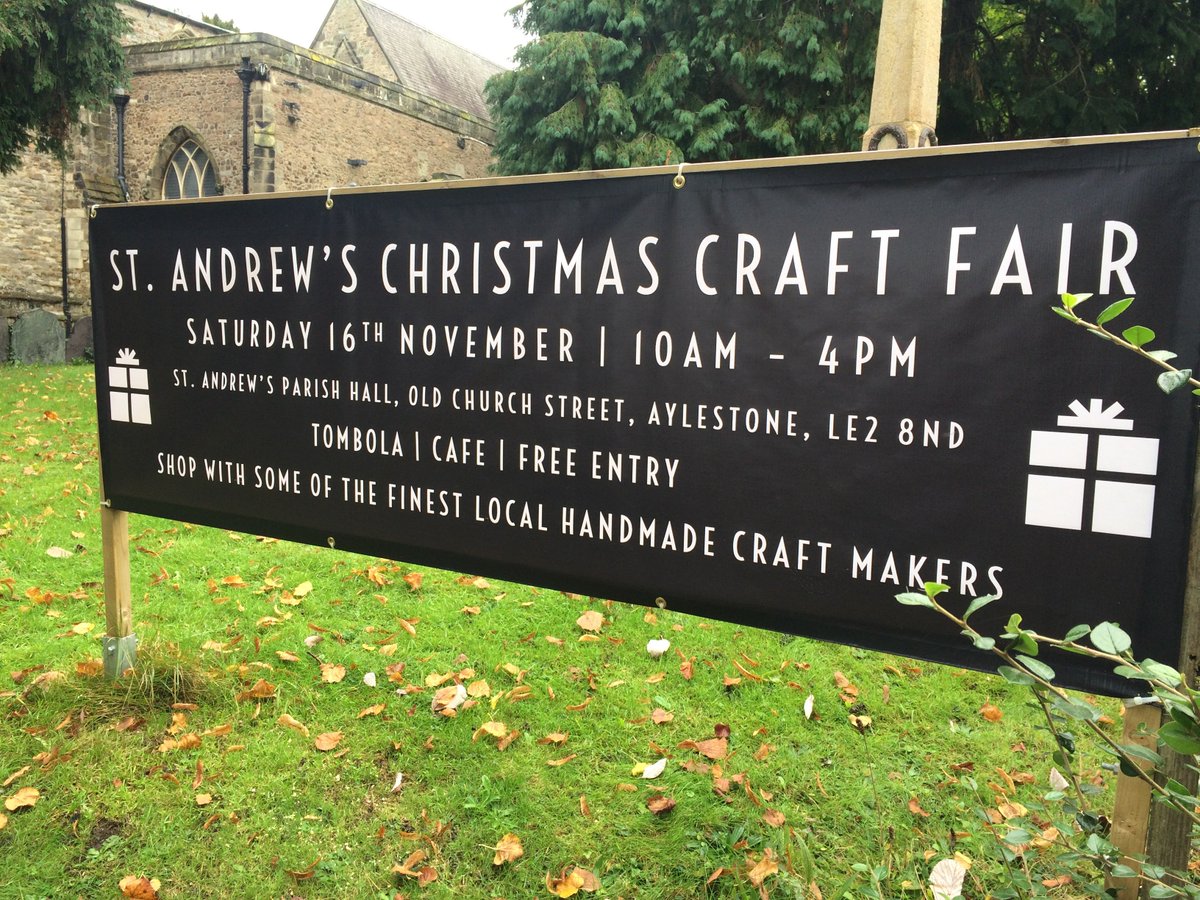 Save the date...the annual St. Andrew's Christmas Craft Fair is on Saturday the 16th of November 😊🎅🎄 #aylestone #oldaylestone #aylestonevillage #leicester #leicestershire #christmasshopping #craftfair #crafters #makers #handmade #christmasgifts #christmascraftfair #crafting