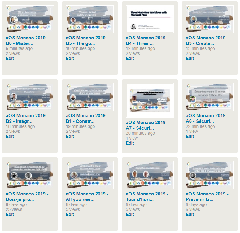 aOSComm's tweet image. Vous pouvez retrouver toutes les présentations de l&apos; #aOSMonaco en ligne sur le site Slideshare aOS slideshare.net/aOSCommunity/p…

#Azure #Office365 #SharePoint