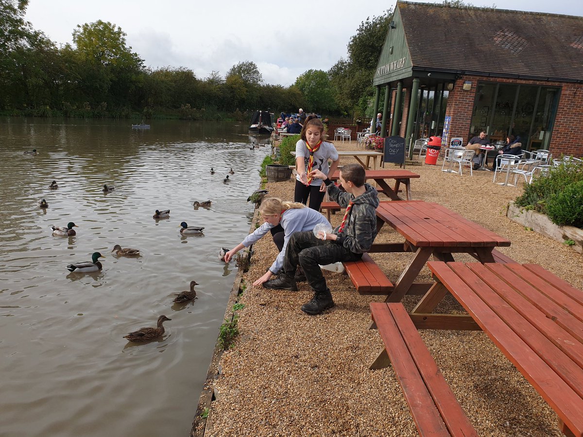 Lunch time for expedition and the ducks <a href="/1stBulkington/">1st Bulkington Scout Group</a> <a href="/NuneatonScouts/">Nuneaton District Scouts</a> <a href="/WarksScouts/">Warwickshire Scouts</a> #getoutside #scout