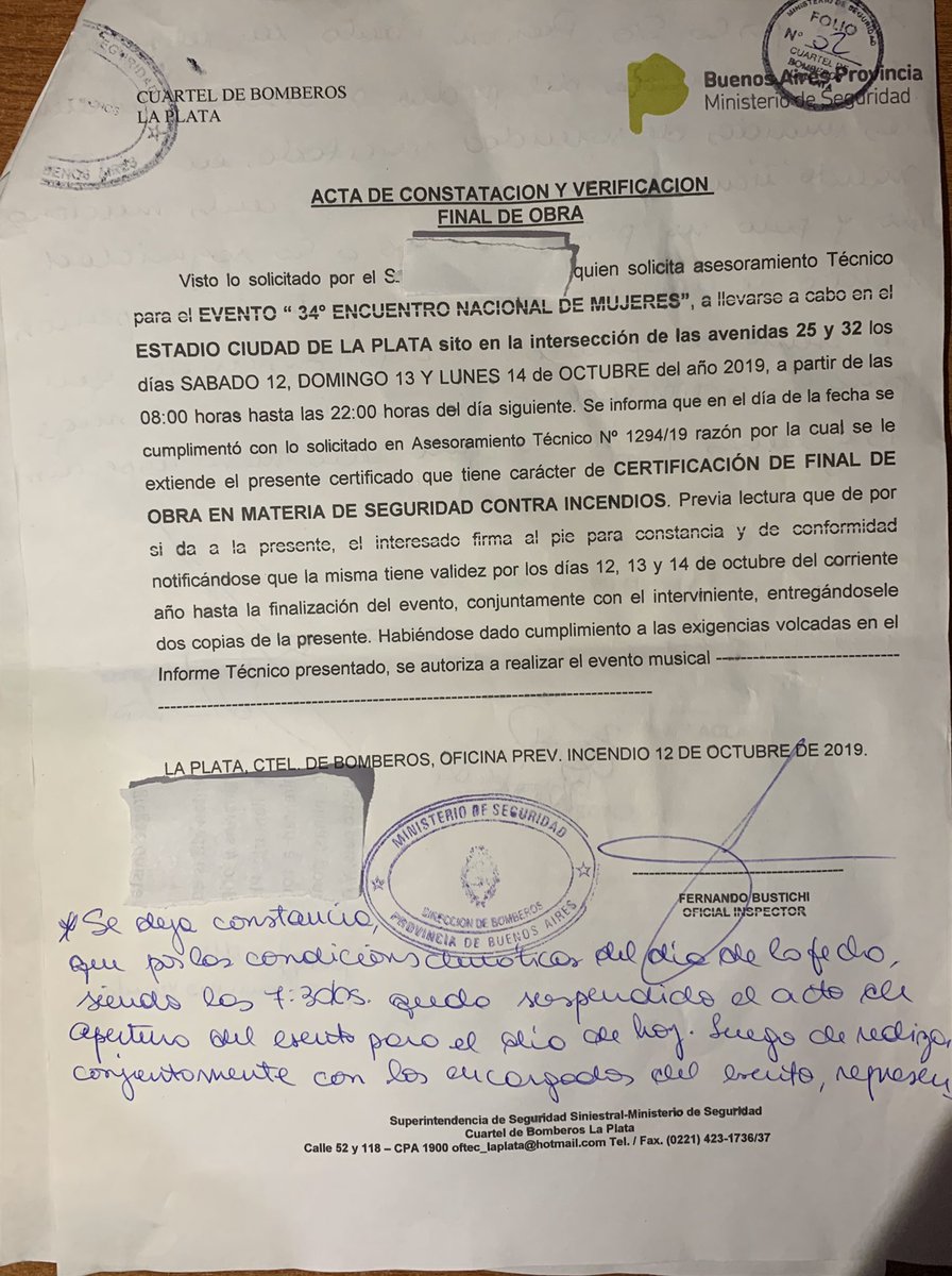 ⚠️QUEDA SUSPENDIDO EL ACTO DE APERTURA POR DISPOSICIÓN DE BOMBEROS por motivos climáticos de tormenta eléctrica. Arriba encuentreras! Que la lluvia no opaque las ganas de participar en el Encuentro más masivo de la historia! Vamos todas a debatir a los talleres!