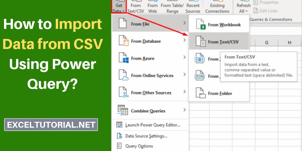 Excelvidz's tweet image. How to Import Data from CSV Using Power Query?
#Excel #Exceltutorial #Excelpowerquery
exceltutorial.net/import-data-fr…