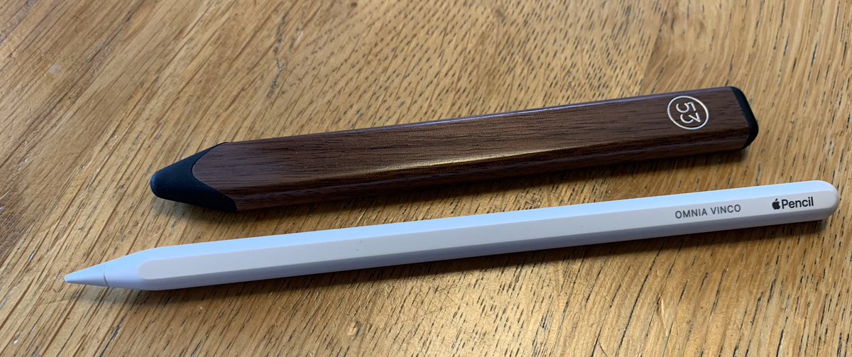 Vanwege mijn tremor kan ik niet alles met Pencil <a href="/Apple/">Apple</a> Deze is te gevoelig en toont mijn bibber genadeloos. 
Maar mijn geweldige andere Pencil met rubber tip wordt niet meer gemaakt. 
Ik zoek dus een briljante nieuwe stylus met rubberen punt.
Heeft iemand een gouden tip voor me?